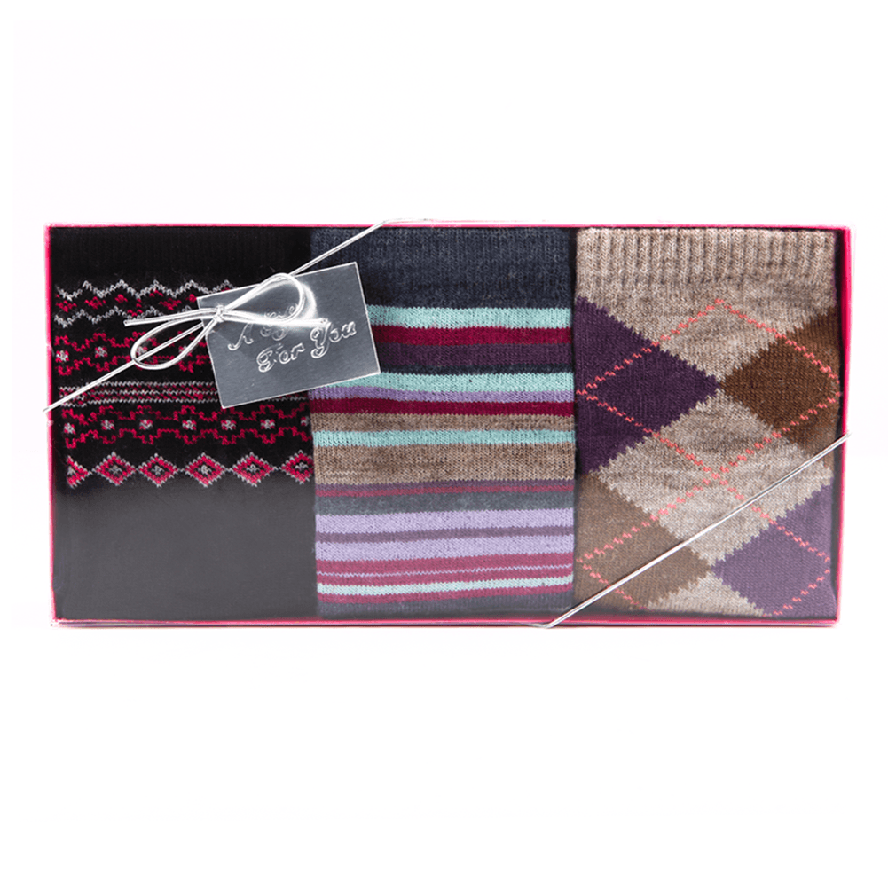 Accessories - 3 Pair Socks Gift Box Set