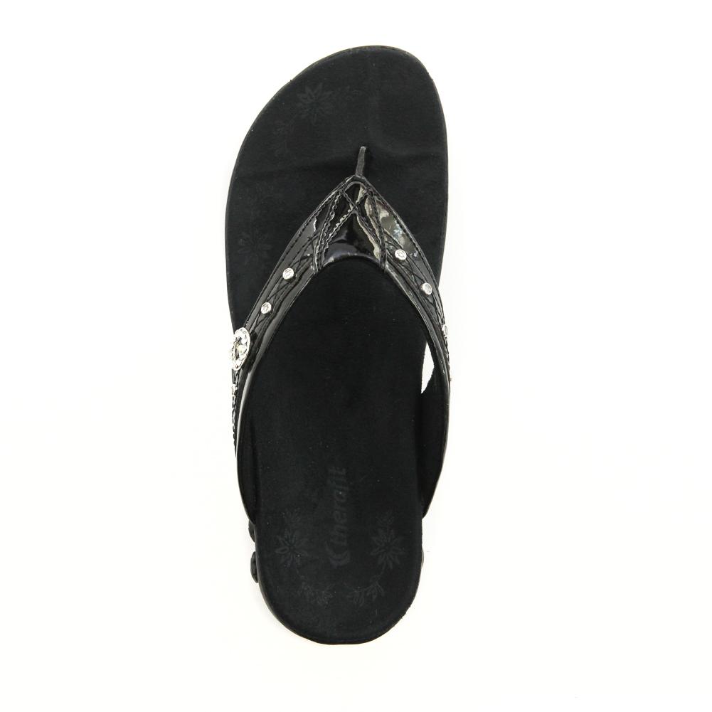 Shoes - Brittany Women&#39;s Jeweled Patent Leather Sandal