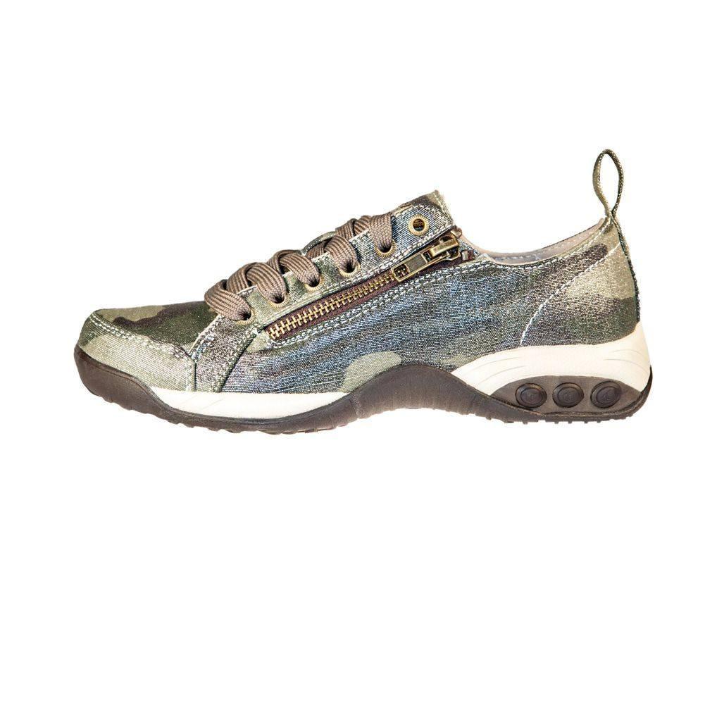 Shoes - Sienna Women&#39;s Side Zip Sport Casual Shoe